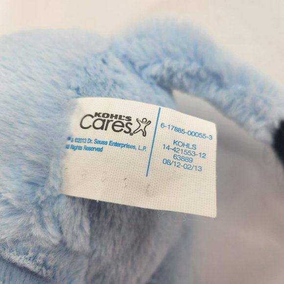 Kohls Cares Dr Seuss Horton Hears A Who Blue Elephant Plush Stuffed Animal Toy - Picture 9 of 10